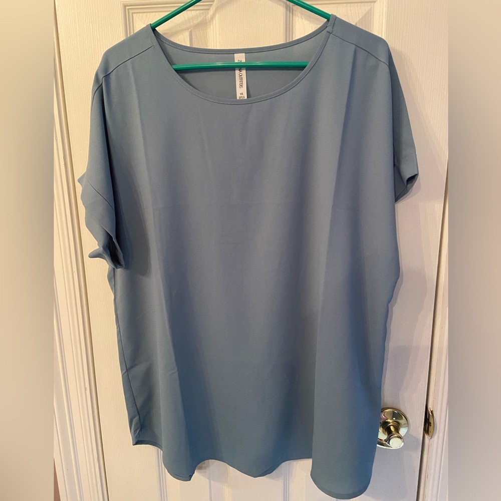 Women's Blue Top by Zenana Outfitters